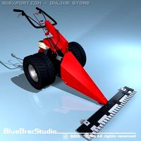 Power Mower 3D Model