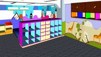 Children daycare interior