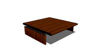 Mesa de Centro Mudo - Quadrada - Memor