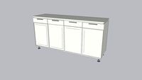 teknion buffet height credenza
