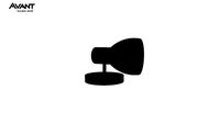 SPOT DE SOBREPOR NOIR ARTICULÁVEL Ø15X12CM AÇO PRETO - AVANT 345048101