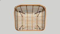 Fauteuil rotin naturel de bloomingville