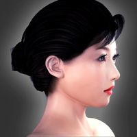 Bathing woman Jasmine 3D Model
