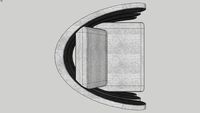 Fauteuil gris Ellen de bloomingville