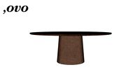 MESA DE JANTAR CONCRETA REDONDA - ,OVO
