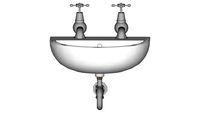 Single sink / taps / waste LAE