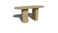 Marisa Burl Wood Desk CB2