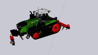 Fendt + cultivator