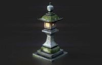 stone japanesse latern tachi-gata