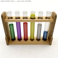 Test Tubes 3D Model