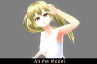 【Original】Anime Character : Zoe (Smart Casual / Contain VRM)