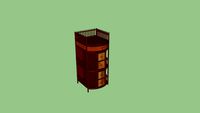 MOVEL BAR RUSTICO PALHA