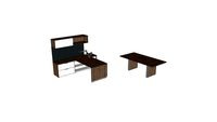 t-Shape exec office-with Finishes