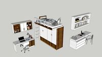 bunkbed with office