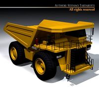 Mine dumper truck 3D Model