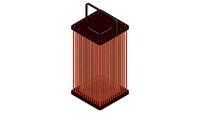 LINHA LUMINÁRIAS – LANTERNA – (L 28 X P 28 X H 56,5) - TIDELLI - 3D SKETCHUP