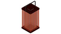 LINHA LUMINÁRIAS – LANTERNA – (L 25 X P 25 X H 48,5) - TIDELLI - 3D SKETCHUP