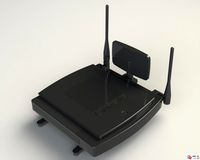 Linksys Router WRT600N 3D Model