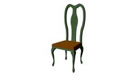CADEIRA CHARLOTTE PATINA VERDE CELADON (8091) - Center Festas
