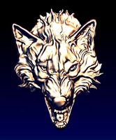WOLF basrelief 3D Model