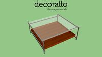 MESA DE CENTRO DECORATTO PALAFITA QUA