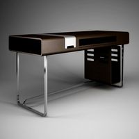 CGAxis Contemporary Office Desk 38 3D Model