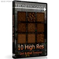 10 High Res Dirt Mud Texture 3D Model