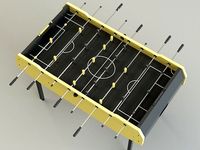 TableSoccer 3D Model