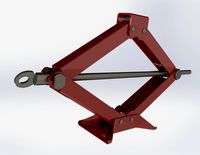 Adjustable jack 3D Model