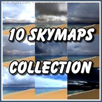10 Skymaps Collection 3D Model