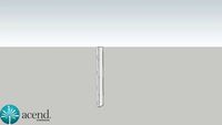 ARANDELA BRAGA 1259X150X40MM - ACEND ILUMINAÇÃO