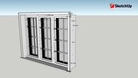Window (UPVC) Georgian 1430 mm x 1130 mm with Architrave surround