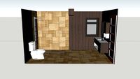 SALLE DE BAIN TRAVERTIN OPUS ROMAIN