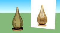 Gold Lantern Mashrabiya pattern