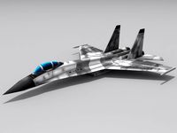 Su30 Flanker 3D Model