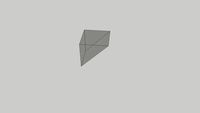 Escuadra triangular plastica