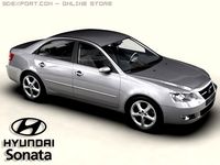 Hyundai Sonata 3D Model