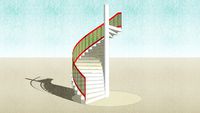 Escalier tournant.-2
