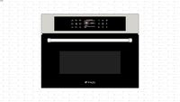 Forno Elétrico Combinado Elanto Nero Argento 60cm
