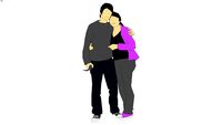 Yina & Claudio - Personas en 2D