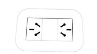 toma corriente arg combinado