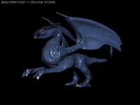 Blue Dragon 3D Model