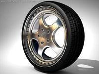 RH Wheel Porsche 3D Model
