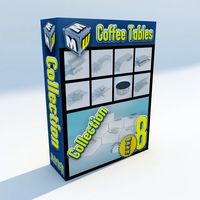 Coffee Tables Collection MAX 2011 3D Model