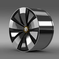Volkswagen Beetle Dune rim 3D Model