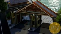 GERBANG ATAU GAPURA MOTIF KERAWANG ACEH