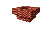 MESA QUADRADA TECIDO ESTAMPA MEDALHÃO TERRA COTA (8252, 8260, 8261, 8263) - Center Festas