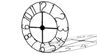 Horloge métal classique