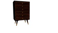 85228 High Dresser Muskat 6 Drawers