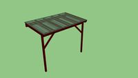 Pergola - empotrada con policarbonato